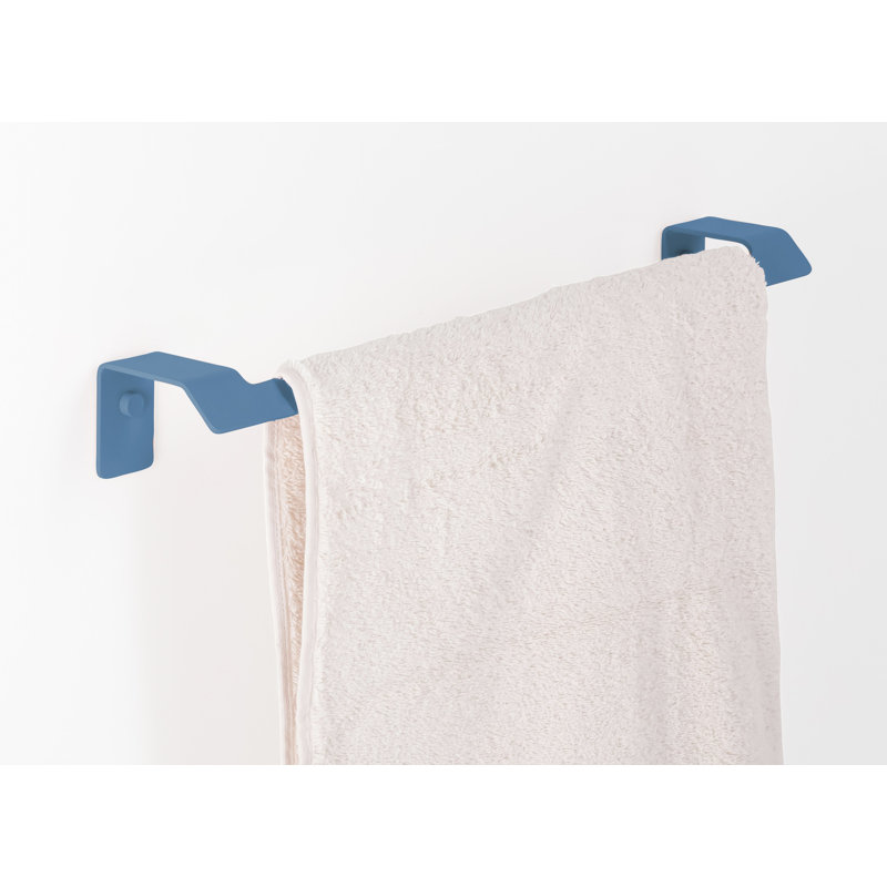 Slim medium towel bar, Blue