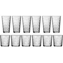 Mainstays Cross Plains 16-Piece Drinking Glass Set, 16 & 10 oz, Size: One Size