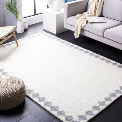 Tapis ivoire / gris Vermont 550 VRM550A