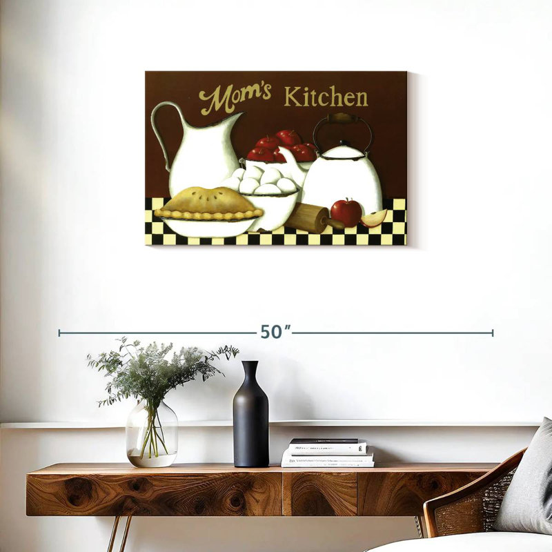 Plaque murale Kema Mom's Kitchen, H 20 po x l 30 po