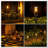Solar Powered Integrated LED Metal Outdoor Floor Lamp