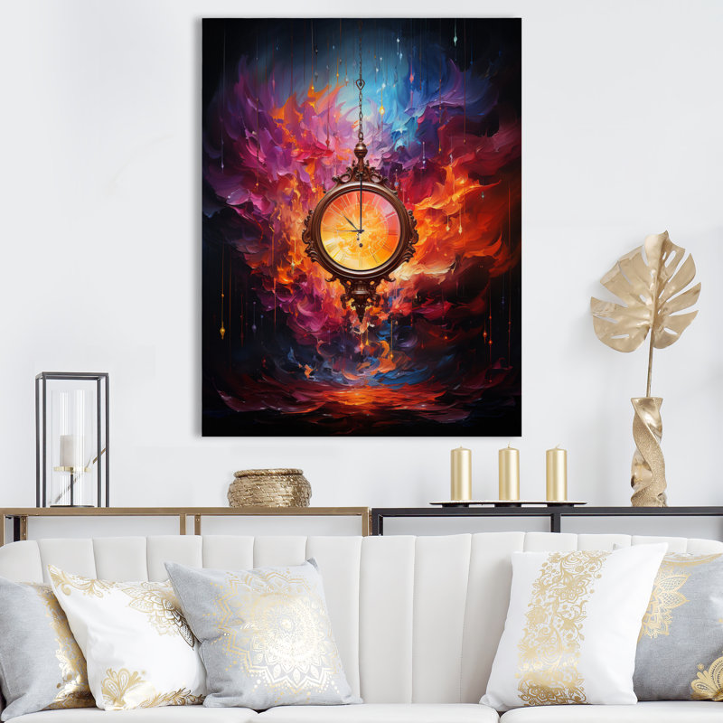 «Chandelier Whirling Embrace II», reproduction sur toile, H 20 po x l 12 po x P 1 po, Toile tendue