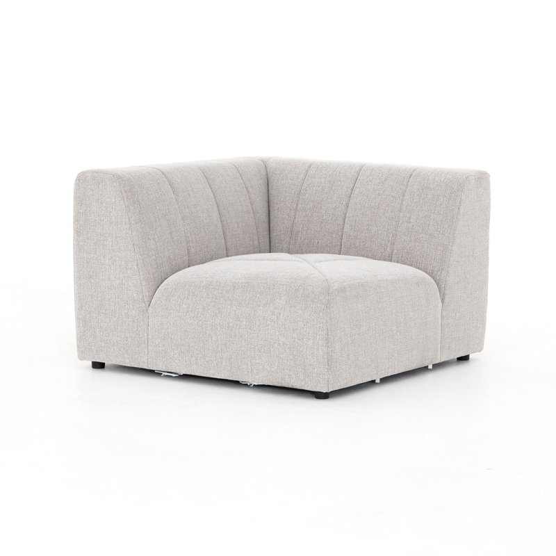 Chaise d'appoint rembourrée Bowry, Grès Napa