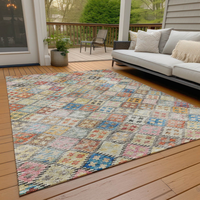Tapis Chayil avec envers antidérapant, Rectangulaire 3 pi x 5 pi