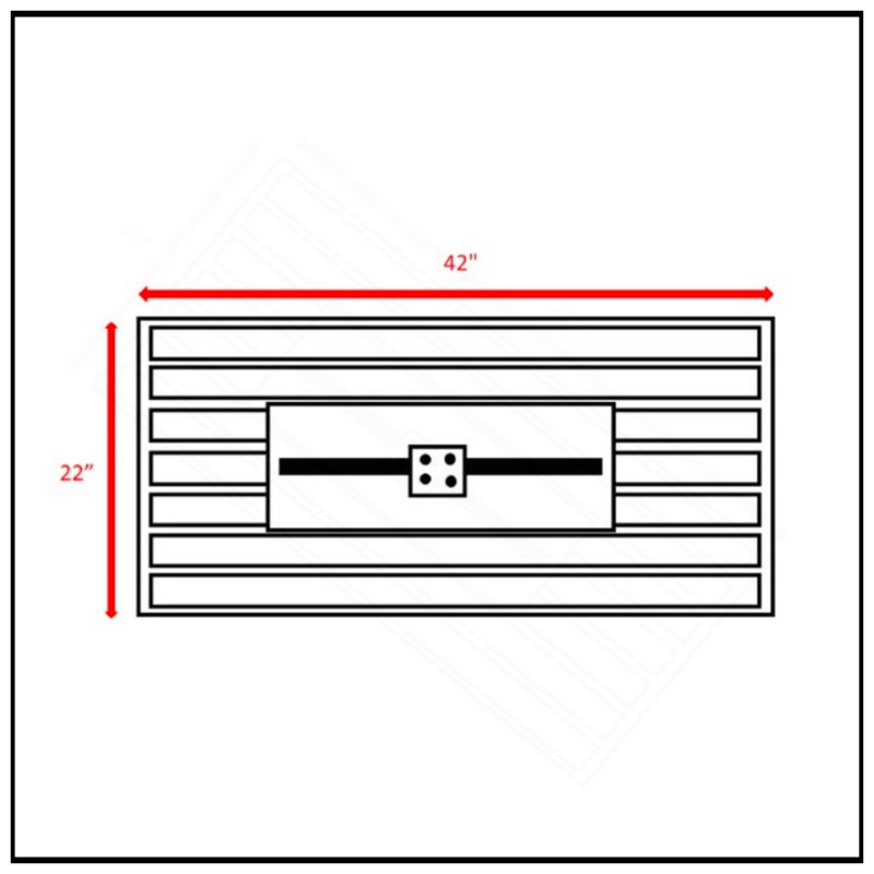 Table de foyer d'extérieur en acier 25 "avec couvercle