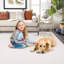 Tapis uni solide et lavable à la machine Tapis antidérapant moderne avec envers en caoutchouc traditionnel Tapis intérieur mince pour le salon Chambre à coucher Cuisine Salle à manger Tapis sans perte de poids-76899910