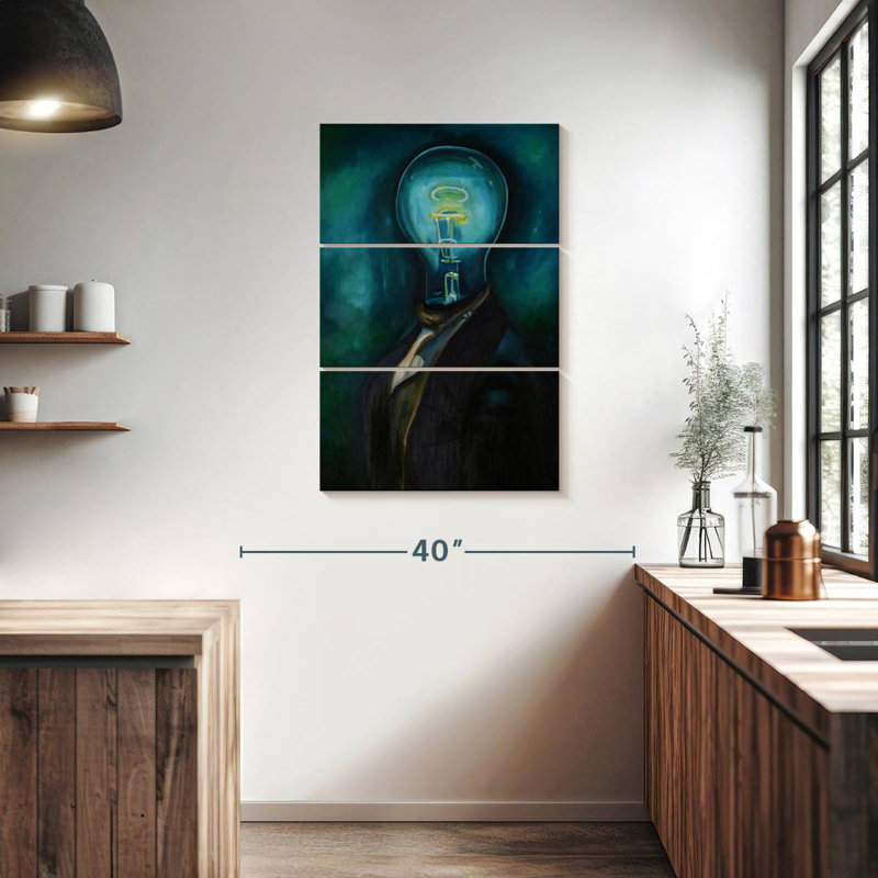 Keiri Light Headed III, 38" H x 24" W