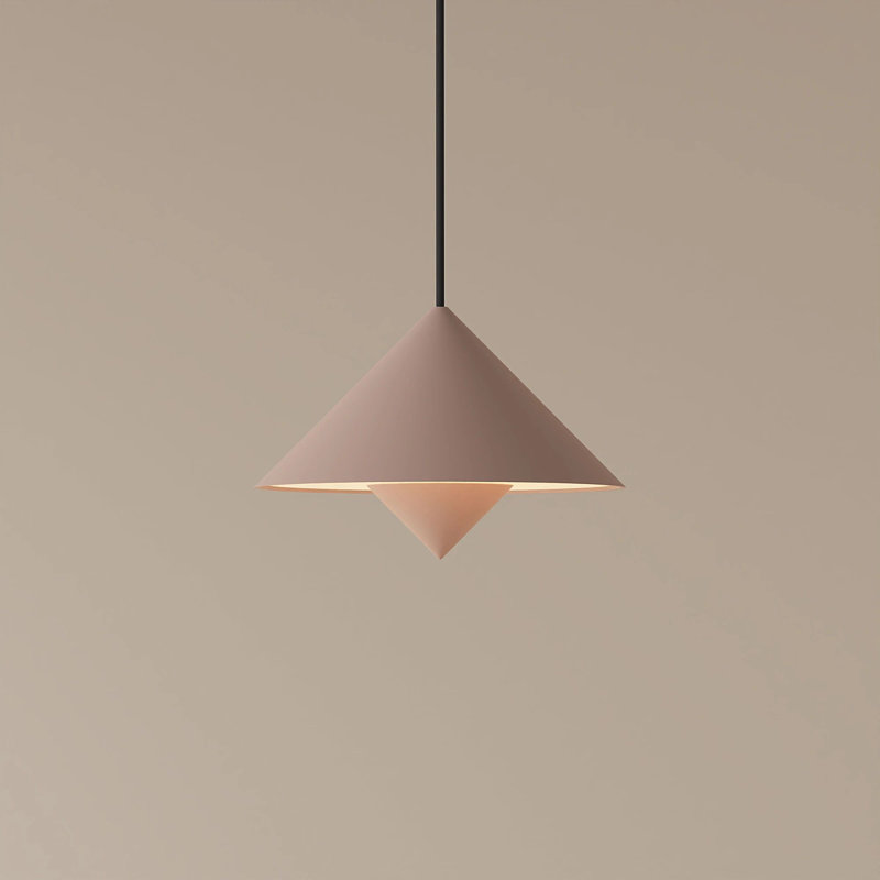 Jai Pendant Light, 11'' H x 9.84'' W x 9.84'' D, Black, Blossom