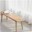 Natural Oak Wood for Dining Bench Table Bench for Living Room
