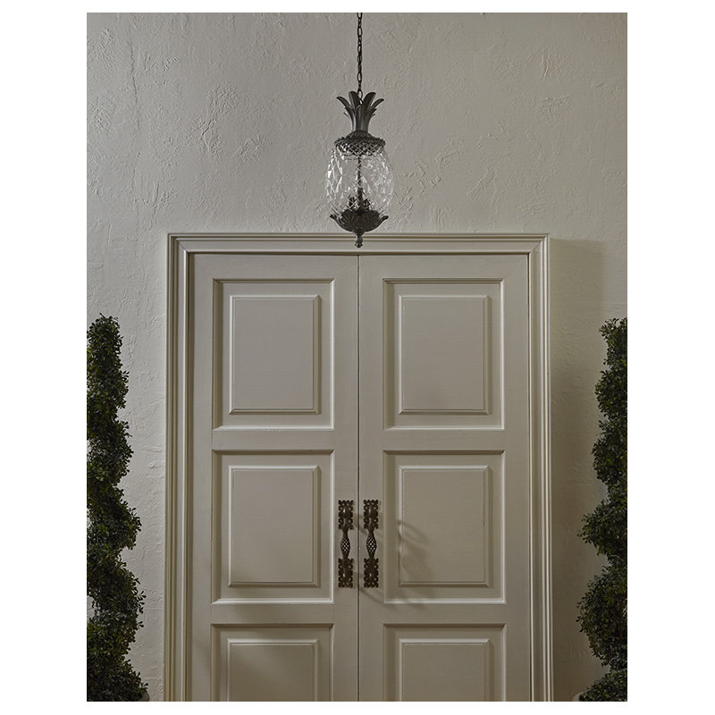 Arlesey 3 - Light Outdoor Pendant, Black Coral