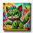 'Catctus Cat' by Rey Klimt Canvas Wall Art-1236963538