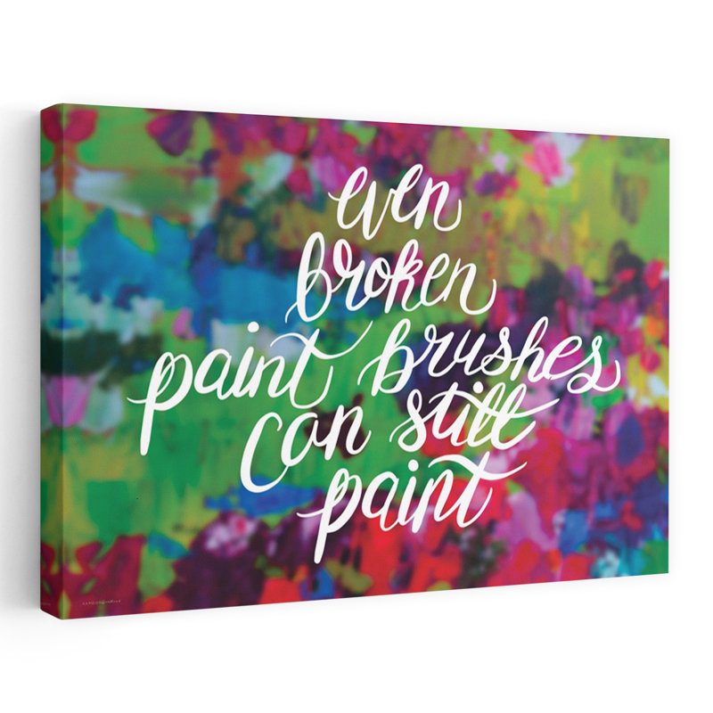 Broken Paintbrushes, art contemporain abstrait, H 48 po x l 32 po