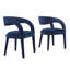 Ensemble de deux chaises en velours Pinnacle Performance-91110994