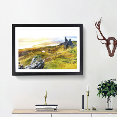 Old Man of Storr in the Isle of Skye - Picture Frame Graphic Art Print