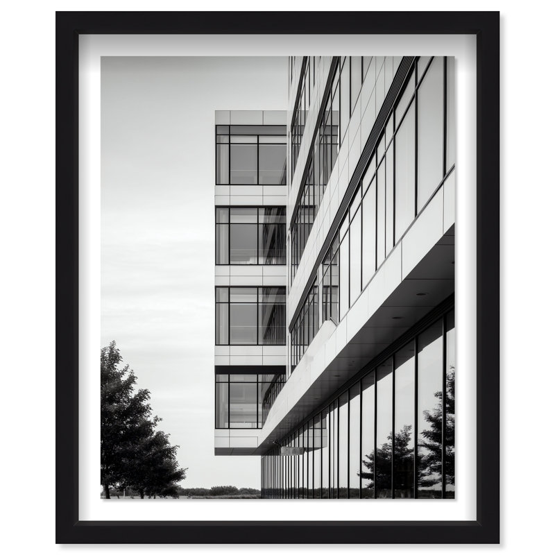 Glass Labyrinth II Print by Oliver Gal, 17.5"H x 21.5"W, Black Shadowbox