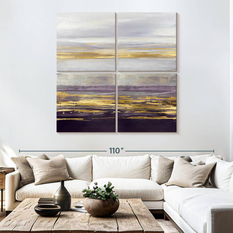 Avery Amethyst Reflections I, 74'' H x 74'' W