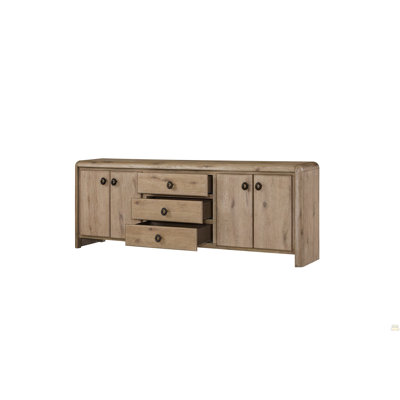 English Knotty Oak 84" Console