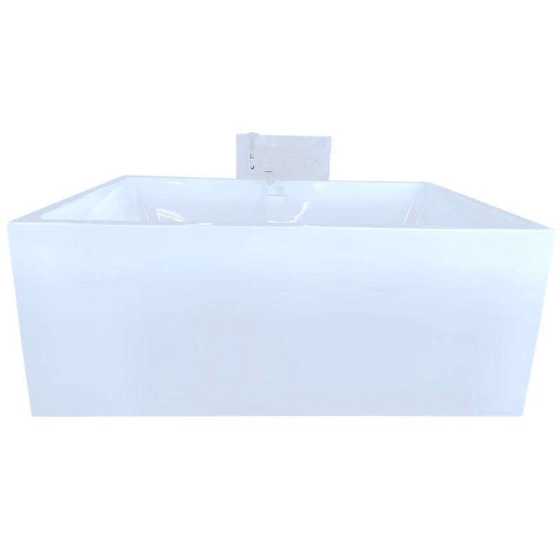 Baignoire autoportante rectangulaire 59 po DUET