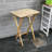 37cm Solid Wood Rectangular Folding Table-16783963