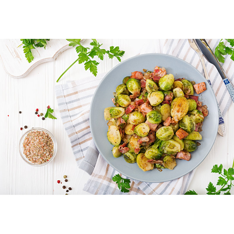 Brussels Sprouts - Wrapped Canvas Print, 20cm H x 30cm W x 3.8cm D