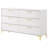 Kendall 6-Drawer Dresser White