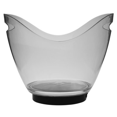 LED Ice Buckets 5L Clear Plastic Ice Bucket Large Capacity Ice Bucket RGB Colorful Champagne Wine Ice Beer Buckets With Lights For Party Home Bar Club