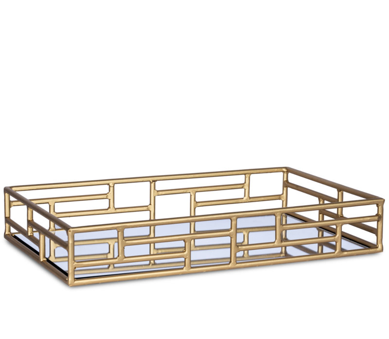 Chippendale Mirrored Tray