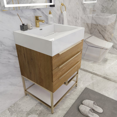 Ensemble de meuble-lavabo simple 24 po Glasgow