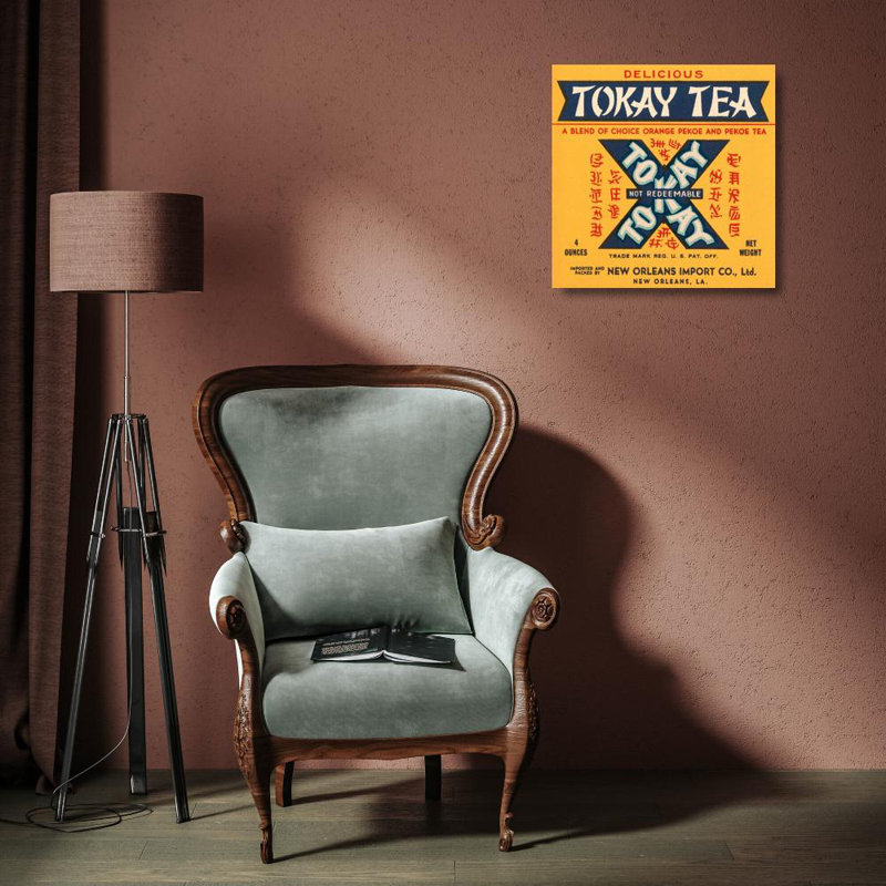 Reproduction d'art sur toile tendue Trinx Retrolabel Gallery: Tokay Tea, H 15 po x l 15 po