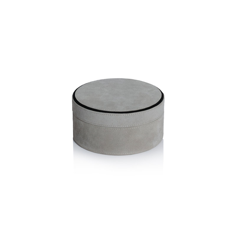 Boîte décorative en cuir Macaullay, H 3 po x l 6 po x P 6 po