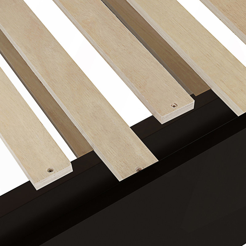 Lit de jour extensible avec couchette, Espresso