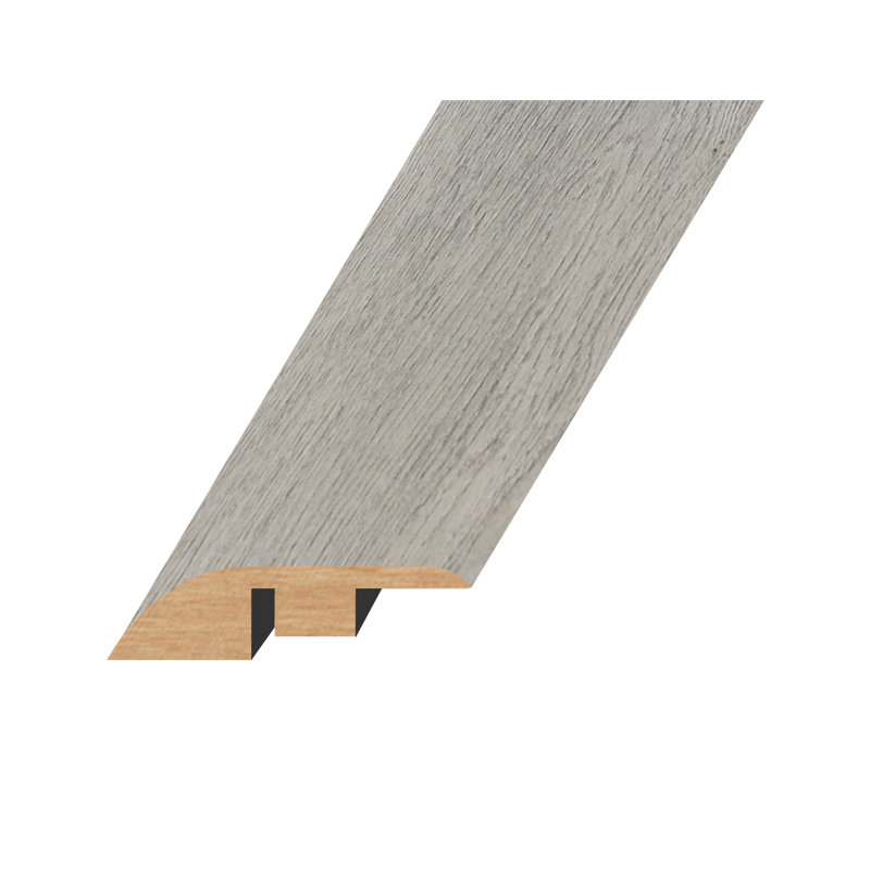 Vinyl 1.8'' W x 94.5'' L Overlap Reducer, Sourced Platinum