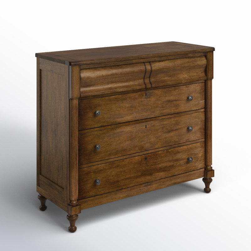 Archivist Five Drawer Bureau, Brown