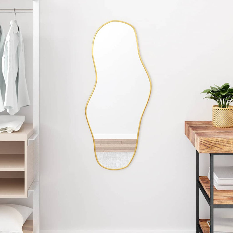 Ondrasek Wall Mirror, 90cm x 40cm, Gold