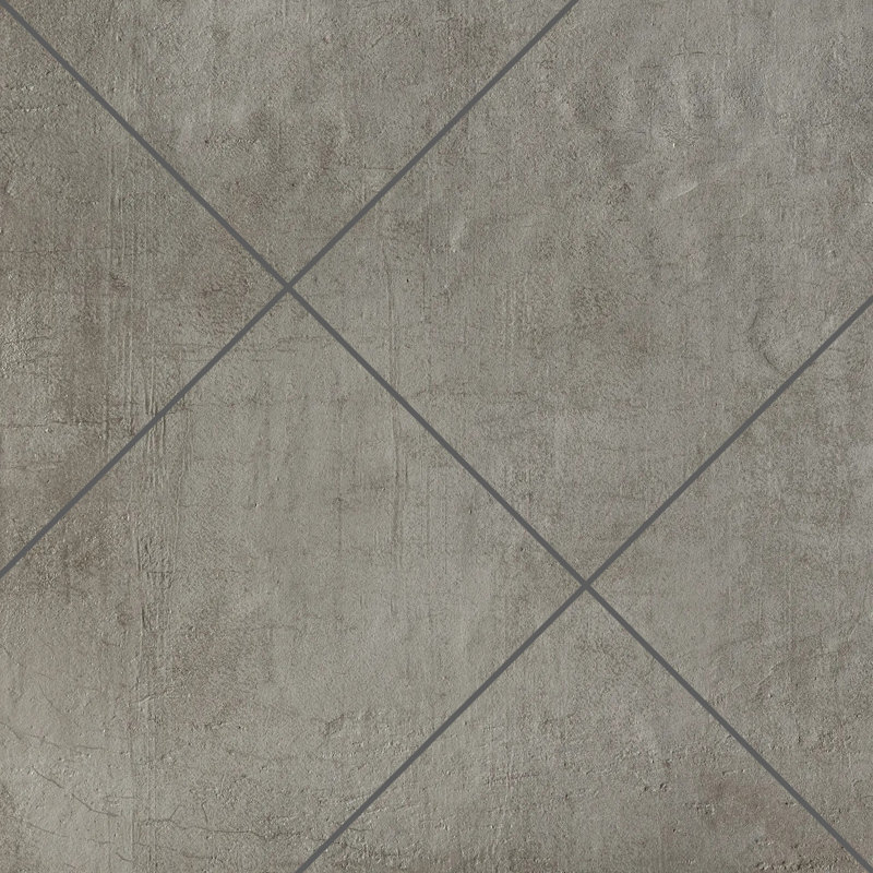 Carreau de porcelaine italienne pour plancher et mur 18 po x 36 po Creative, Gris