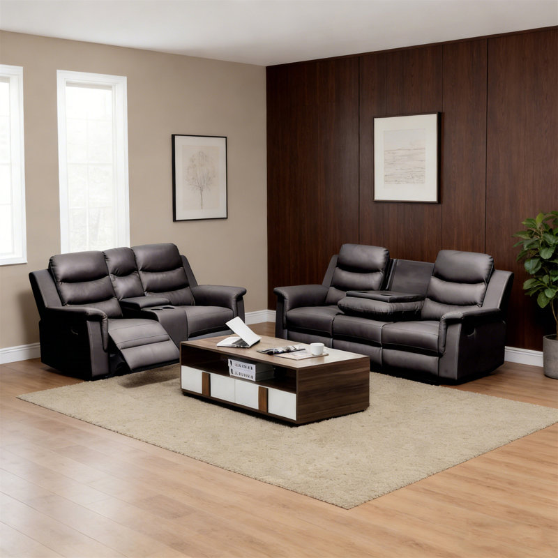 Causeuse inclinable avec housse pour console centrale