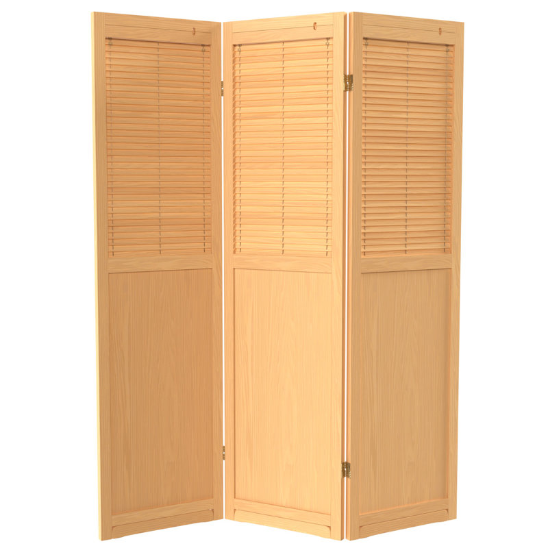 Cloison pliante haute de 6 pi Cayenna, Naturel, 3