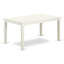 Ensemble de table de salle à manger 7 pièces 7 pièces, 36 x 60 po, lin blanc-362779449-276269893-276269945