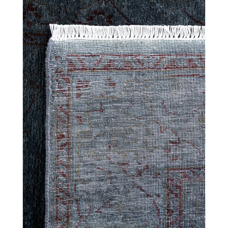 Overyed One-of-a-Kind Runner 2'6" X 11'10" Hand Knotted Area Rug
