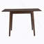 Table de salle à manger extensible de 29 à 45 po pour 4 personnes, table de cuisine pliante avec pieds en bois d'hévéa-908056584