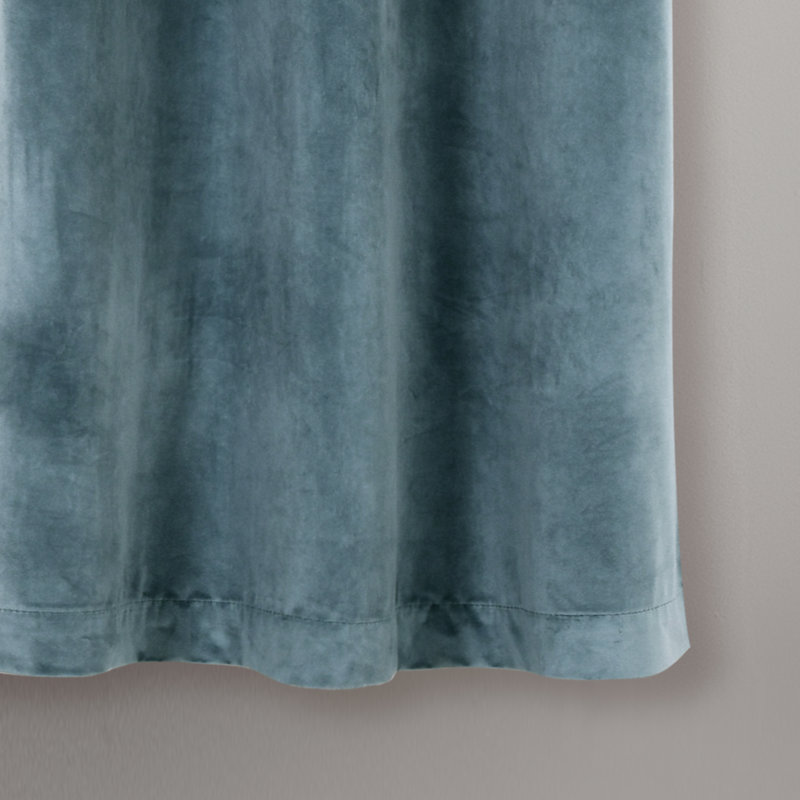Room Darkening Curtain Pair, Slate Blue