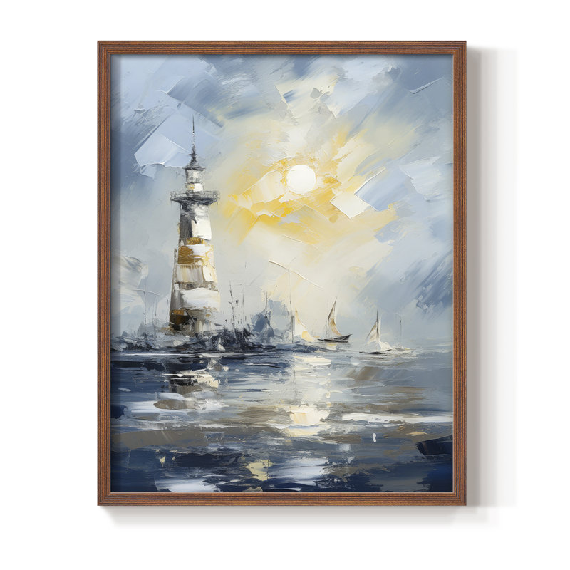 "NAUTICAL Series Dxi", Noyer, H 11 po x l 9 po