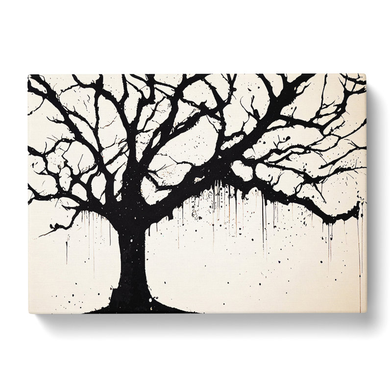 Ethereal Tree Abstract - Wrapped Canvas, 50cm H x 76cm W x 3cm D