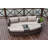 Toni 5-Piece Outdoor Wicker Aluminum Convertible Chaise Lounge with Cushions and Table-1091316504-1105009242