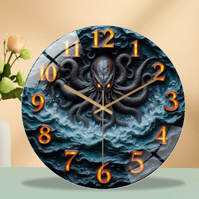 Horloge murale 12 po Cthulhu