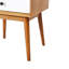 Table de chevet en bois d'acacia Romaro avec 2 tiroirs coulissants-1573313937