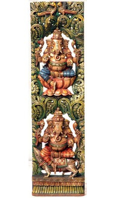 Panneau vertical simple Ganesha