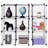 DIY 12 Cube Grid Wire Cube Shelves