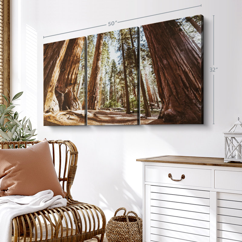 «Summer In Sequoia Park» sur toile, H 32 po x l 50 po x P 1,25 po