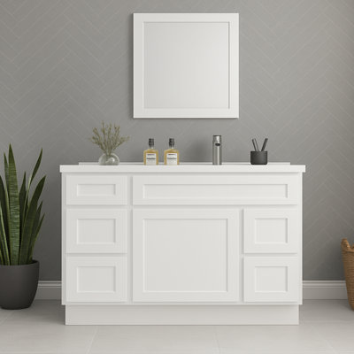 Base de meuble-lavabo simple 51 po seulement